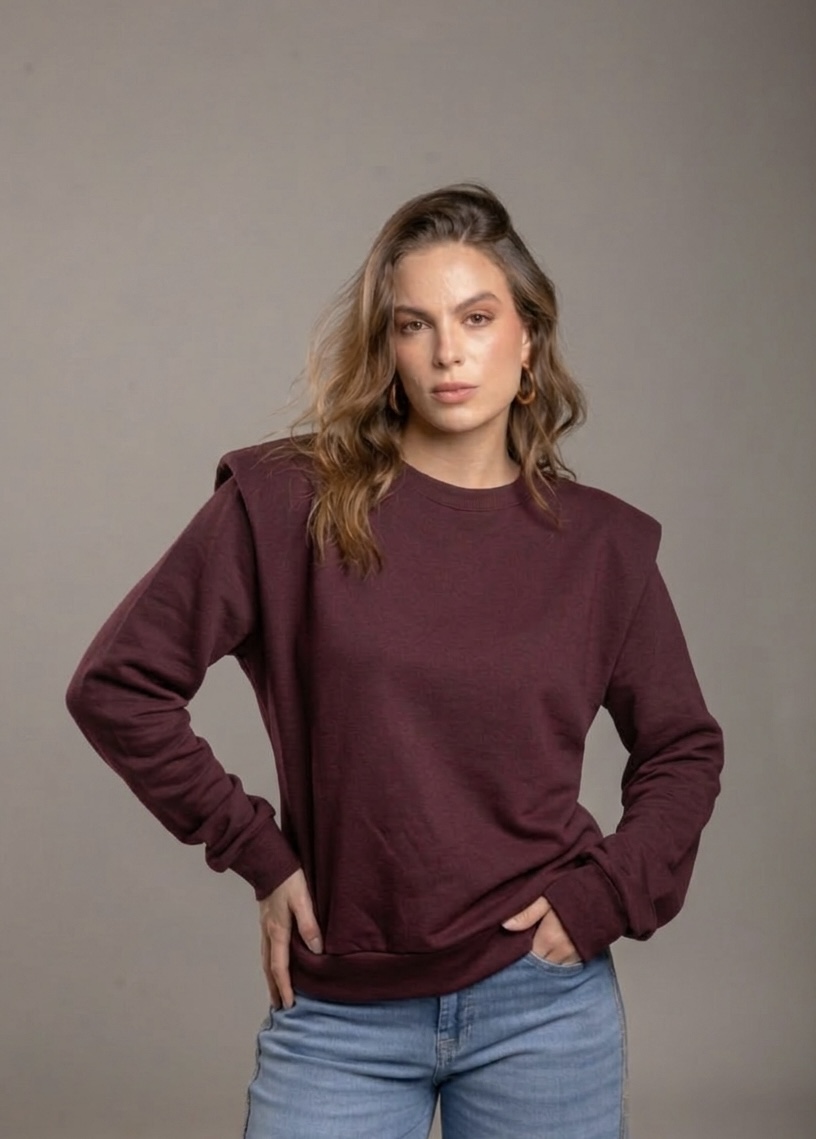 Blusa Ana Maria Vino